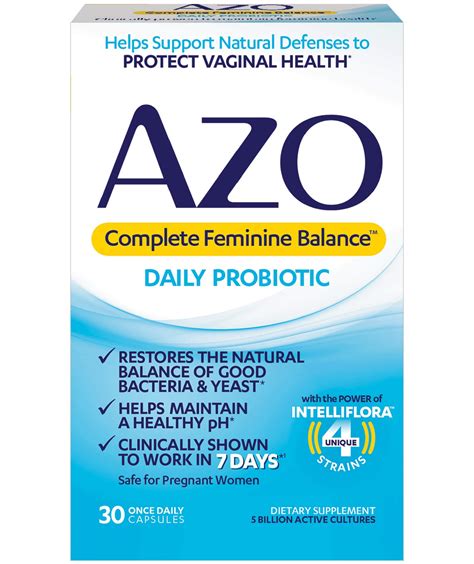 Azo Complete Feminine Balance Daily Probiotic logo