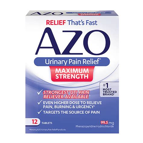 Azo Urinary Pain Relief Maximum Strength logo
