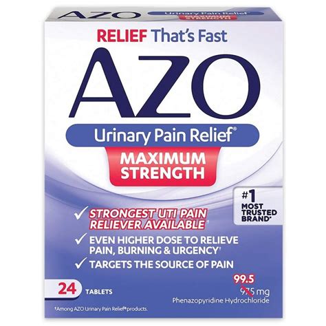 Azo Urinary Pain Relief Value Size logo