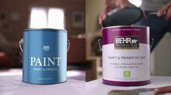 BEHR PREMIUM PLUS Interior TV Spot, 'Ordinary vs. Overachiever' created for BEHR Paint