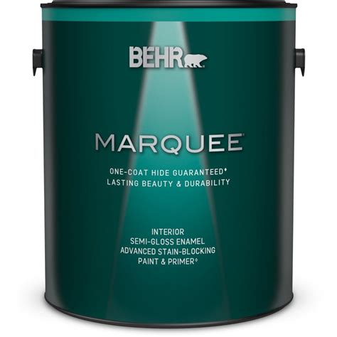 BEHR Paint Marquee Interior Semi-Gloss Enamel commercials