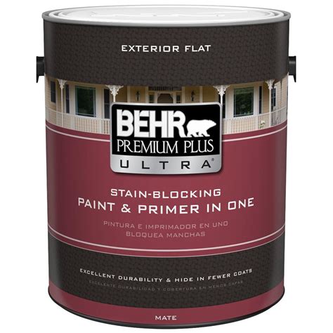 BEHR Paint Premium Plus Ultra Exterior Flat Stain-Blocking Paint & Primer in One logo