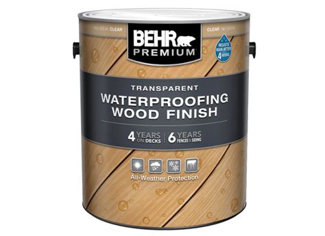BEHR Paint Premium Transparent Weatherproofing All-In-One Wood Finish commercials