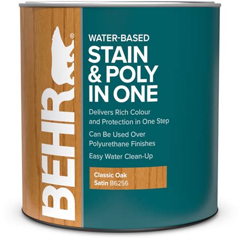 BEHR Paint Premium Water-Based Interior Stain and Poly in One