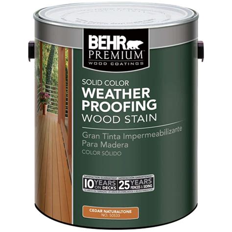 BEHR Paint Solid Color Weather Proofing Wood Stain commercials