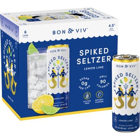 BON & VIV Spiked Seltzer Lemon Lime logo