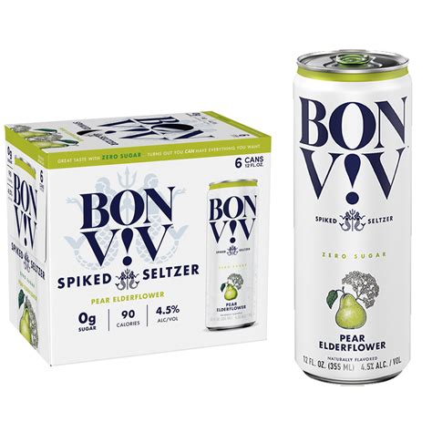 BON & VIV Spiked Seltzer Pear Elderflower logo