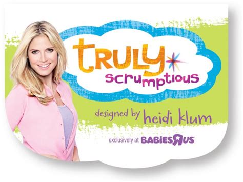 Babies R Us Truly Scrumptious Collection by Heidi Klum logo