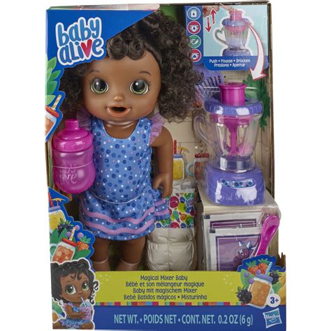 Baby Alive Magical Mixer Baby Doll Blueberry Blast logo