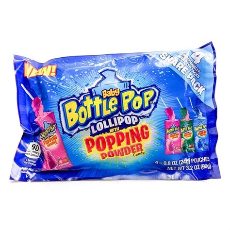 Baby Bottle Pop Lollipop With Popping Powder Share Pack logo