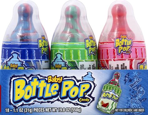 Baby Bottle Pop Lollipop with Popping Powder logo