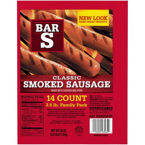 Bar-S Classic Smoked Sausage