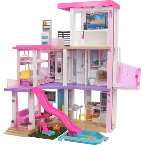 Barbie 2021 Dreamhouse With Pool, Slide, Elevator, Lights & Sounds grg93 logo
