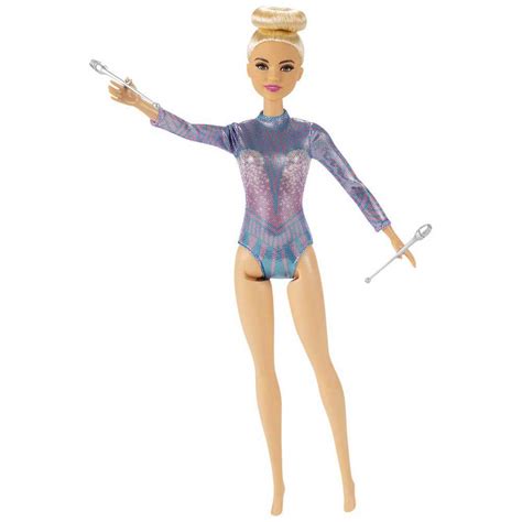 Barbie Rhythmic Gymnast Blonde Doll logo