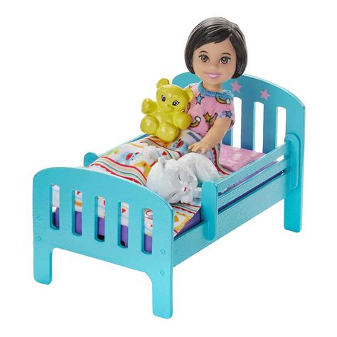 Barbie Skipper Babysitters Inc. Bedtime Playset With Friend Doll