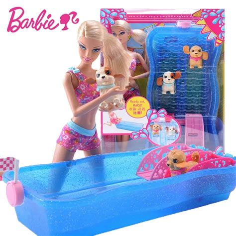 Barbie Swim & Race Pups