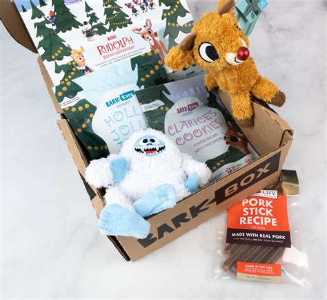 BarkBox Rudolph The Red-Nosed Reindeer Box commercials