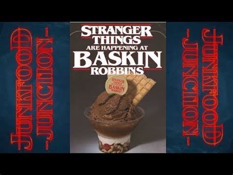 Baskin-Robbins Stranger Things Upside Down Sundae commercials
