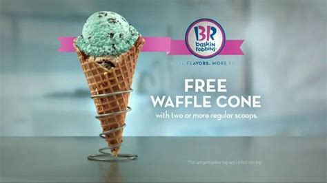 Baskin-Robbins TV commercial - Free Waffle Cone