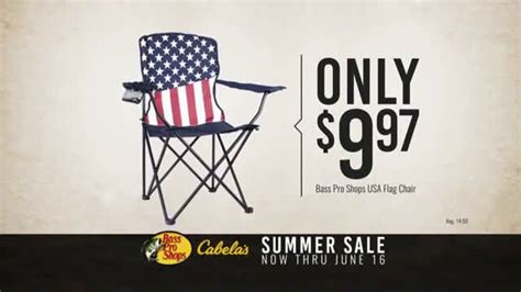 Bass Pro Shops Star Spangled Summer Sale TV Spot, 'Chairs and Sandals'