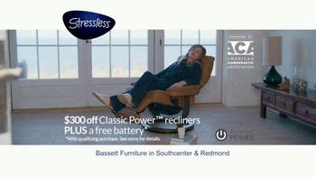 Bassett TV commercial - Stressless Leather Options