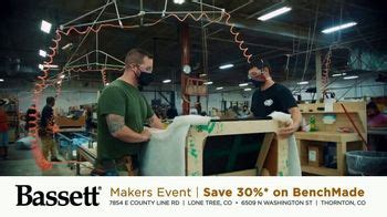 Bassett The Makers Event TV Spot, 'Somebody: Save 30 on BenchMade'