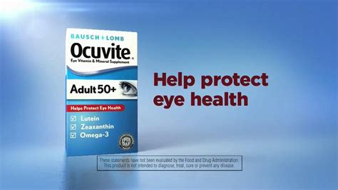 Bausch + Lomb Ocuvite Adult 50+ TV Spot, 'Unique Eyes'