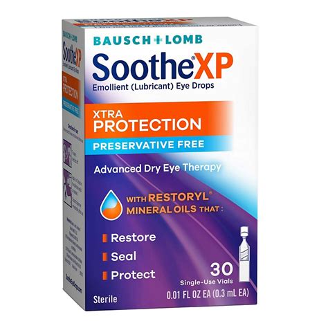 Bausch + Lomb Soothe XP commercials
