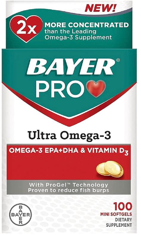Bayer AG Pro Ultra Omega-3 commercials