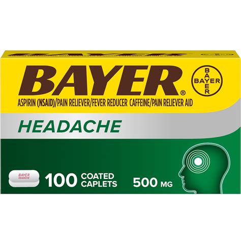 Bayer Aspirin Headache Relief logo