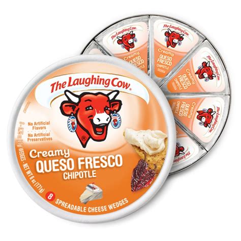 Bel Brands The Laughing Cow Queso Fresco & Chipotle Cheese Wedges logo