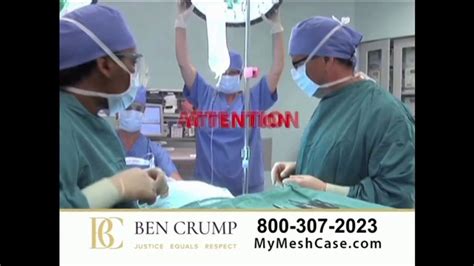 Ben Crump Law TV commercial - Hernia Surgery