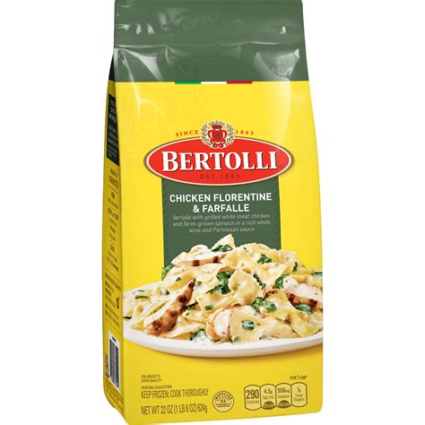 Bertolli Chicken Florentine & Farfalle logo