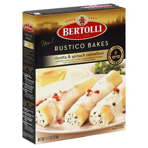 Bertolli Rustico Bakes Ricotta & Spinach Cannelloni logo