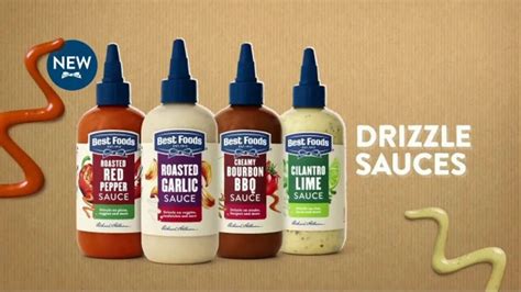 Best Foods Drizzle Sauces TV commercial - Restaurant Flavor