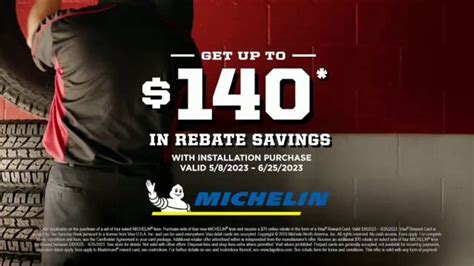 Big O Tires Presidents Day Sale TV Spot, 'Michelin Rebate Savings'