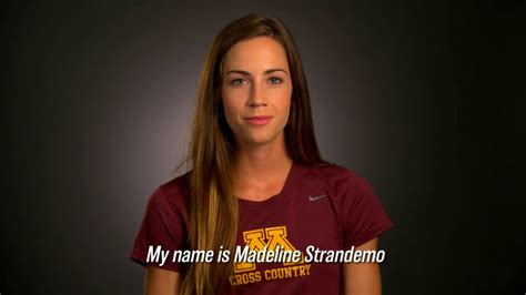 Big Ten Conference TV commercial - Faces of the Big Ten: Madeline Strandemo