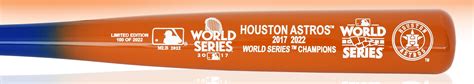 Big Time Bats Astros Two-Time World Series Champions Extremum Bat logo