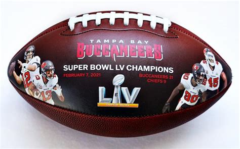 Big Time Bats Buccaneers Super Bowl LV Champions Art Football