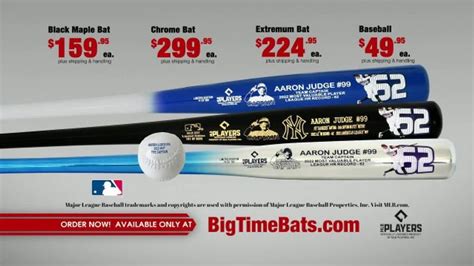 Big Time Bats TV commercial - Aaron Judge MVP Bat Collection: Baseballs