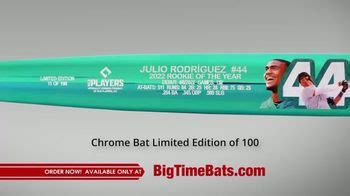 Big Time Bats TV Spot, 'Julio Rodríguez Bat Collection'