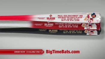 Big Time Bats TV Spot, 'Paul Goldschmidt MVP Bat Collection' created for Big Time Bats