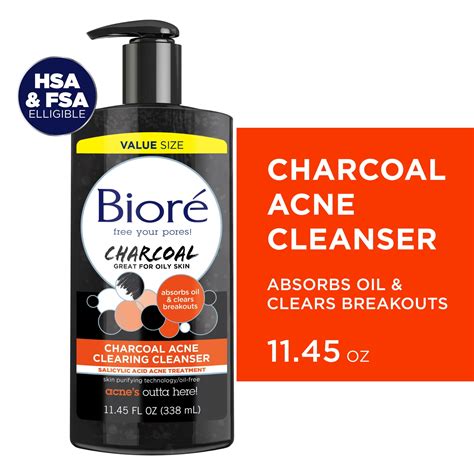 Bioré Charcoal Acne Clearing Cleanser logo