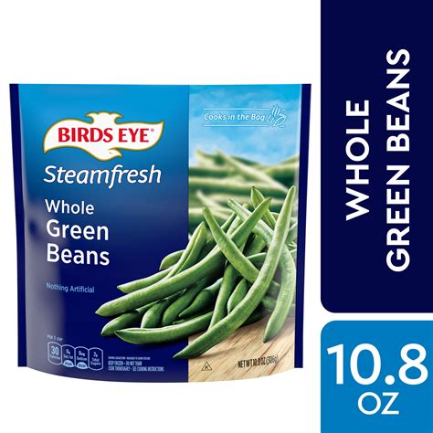Birds Eye Steamfresh Whole Green Beans commercials