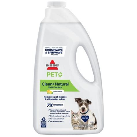 Bissell Pet Clean + Natural Multi Surface Cleaner logo