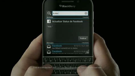 BlackBerry Q10 TV commercial - Es Tiempo