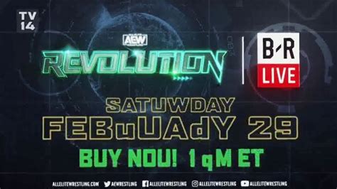 Bleacher Report Live TV commercial - AEW: Revolution