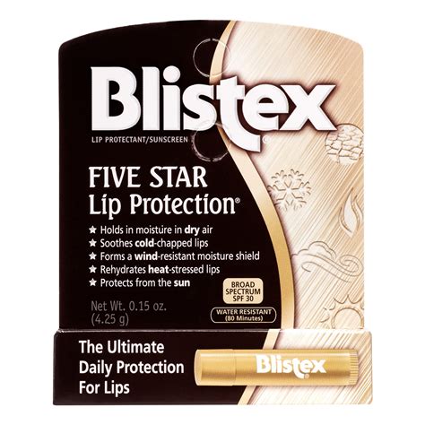 Blistex Five Star Lip Protection logo