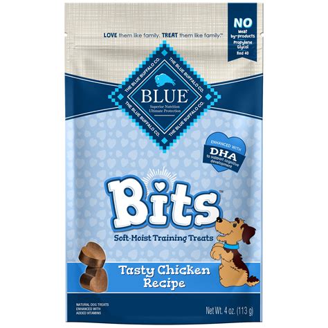 Blue Buffalo BLUE Bits Tasty Chicken Soft-Moist Training Treats logo