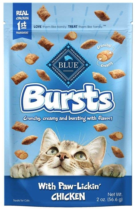 Blue Buffalo BLUE Bursts Paw-Lickin' Chicken Cat Treats logo